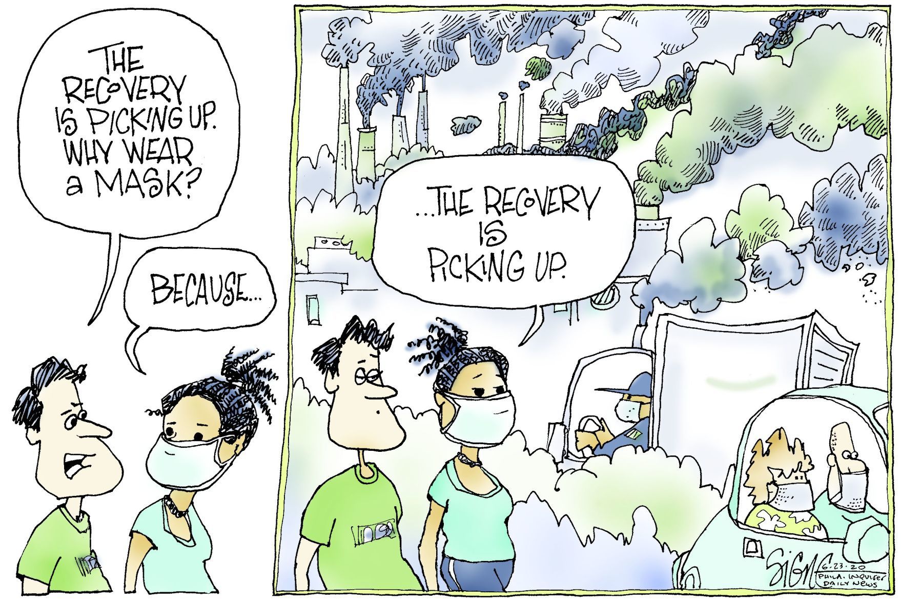 Signe Wilkinson cartoon